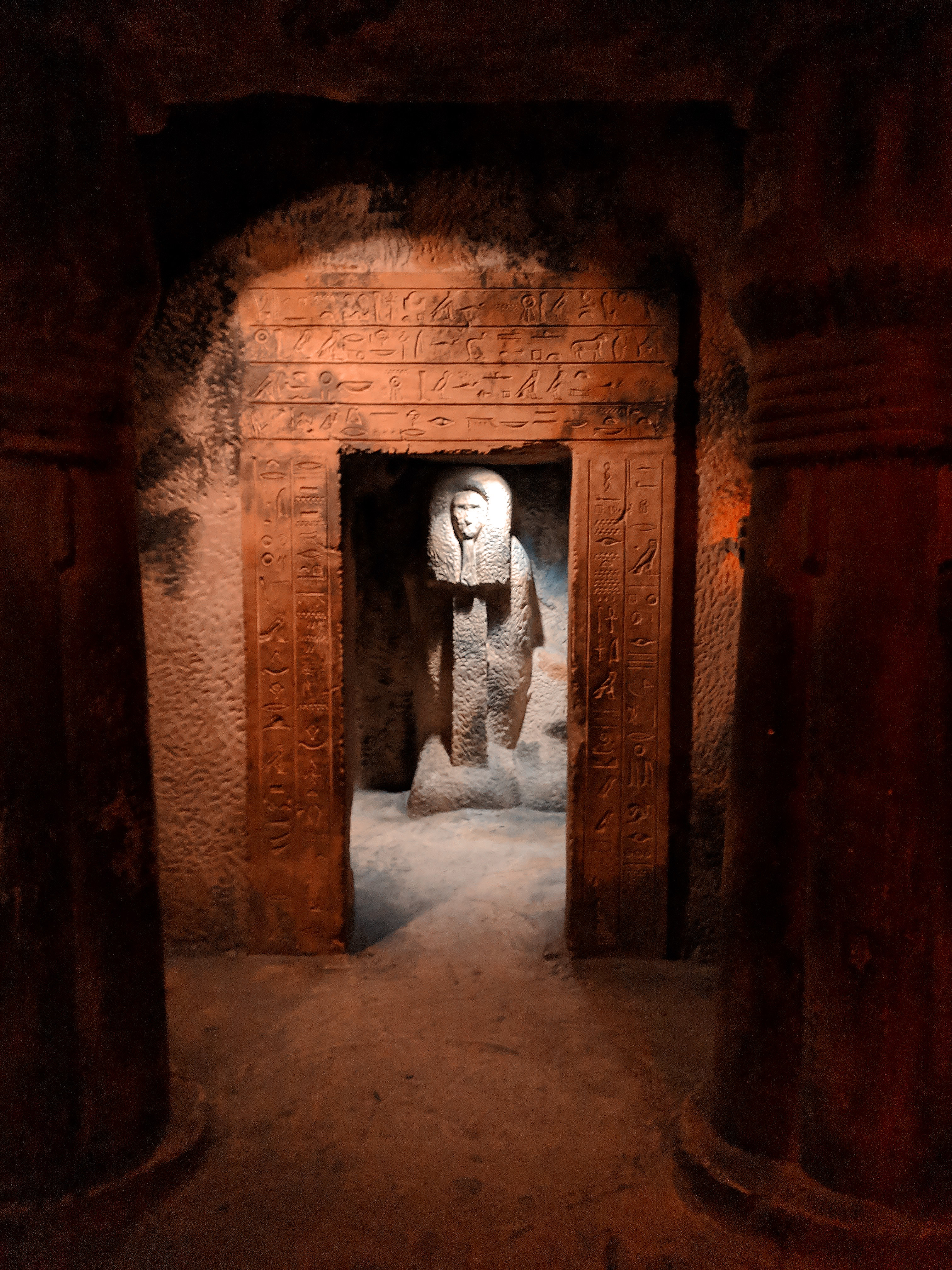 Rosicrucian Egyptian Museum - Tomb Walkway